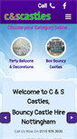 Mobile Screenshot of candscastles.co.uk